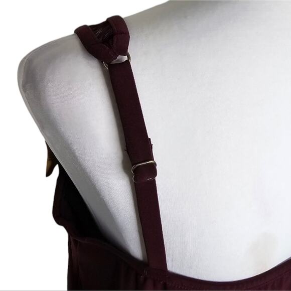 Miraclesuit Illusionists Mirage Tankini Top Shiraz Size 10 - Picture 5 of 10